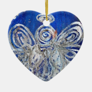 De Cerâmica Pendente do ornamento do Anjo Twinkle