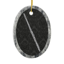 Pendente oval do ornamento da flauta