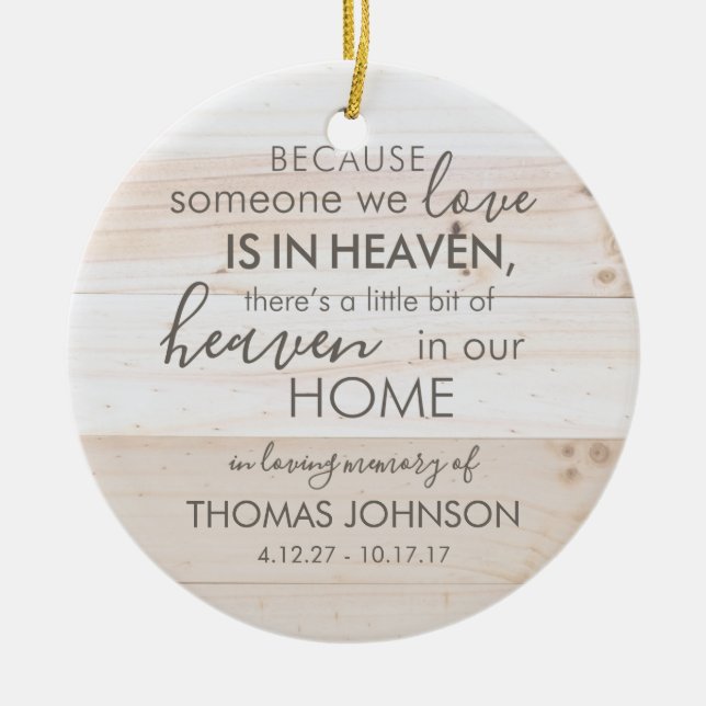 De Cerâmica Personalizado Em Ornamento Cerâmico Celestial (Frente)