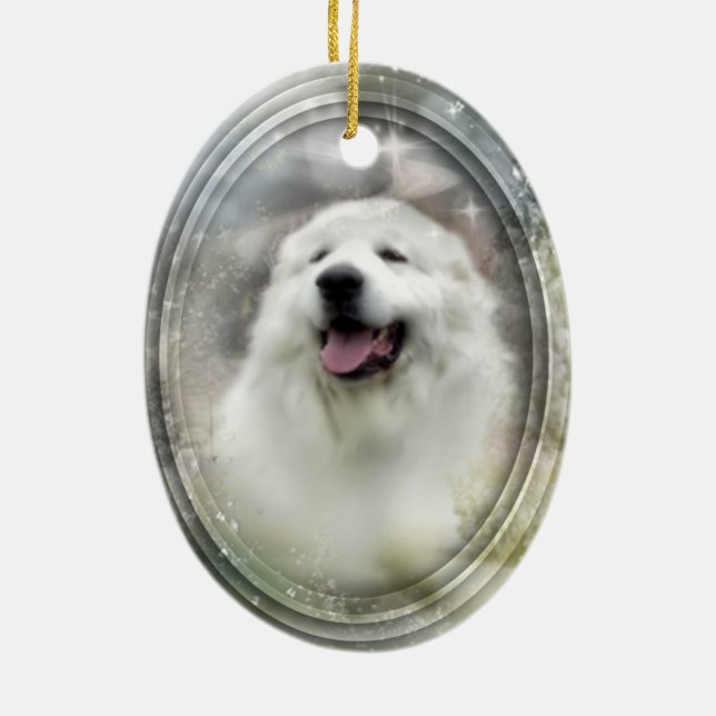 De Cerâmica Pirenéus excelentes XMas Ornamento (Verso)