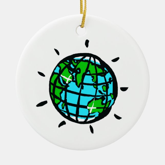 De Cerâmica Planeta Terra - Ornamento (Frente)