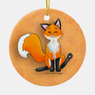 De Cerâmica Pouco ornamento do Fox