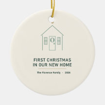 Primeiro Natal em Nossa Nova Casa Ornamento 2026