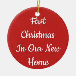 De Cerâmica Primeiro Natal em nosso ornamento Home novo