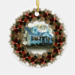 De Cerâmica Primeiro Natal no Novo Ornamento Doméstico