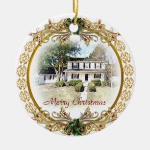 De Cerâmica Primeiro Natal no Novo Ornamento Doméstico
