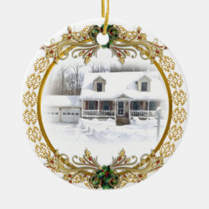 De Cerâmica Primeiro Natal no Novo Ornamento Doméstico