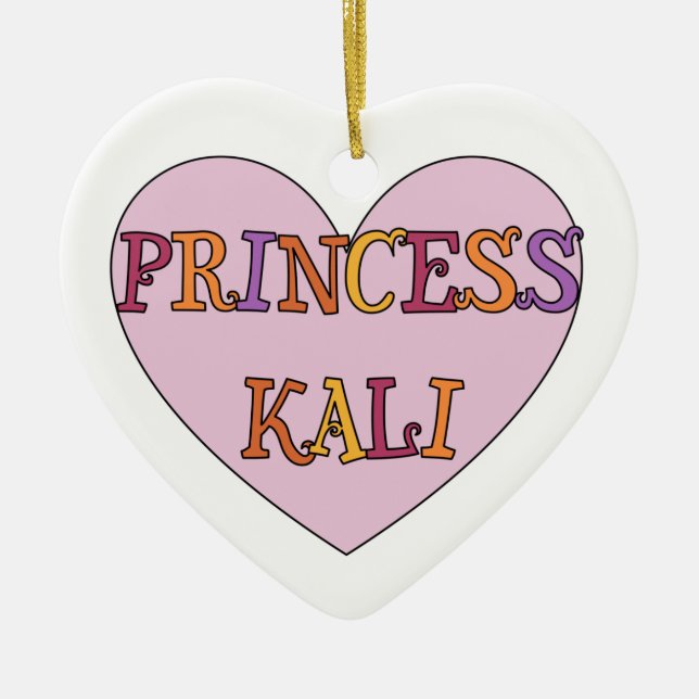 De Cerâmica Princesa Kali Ornamento (Frente)