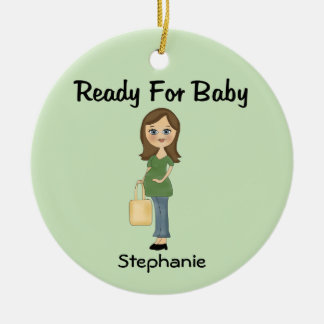 De Cerâmica Pronto para Ornamento Personalizado para Bebê