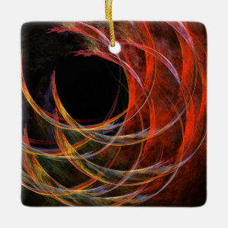 De Cerâmica Quebrando o Ornamento ao Círculo Abstrato