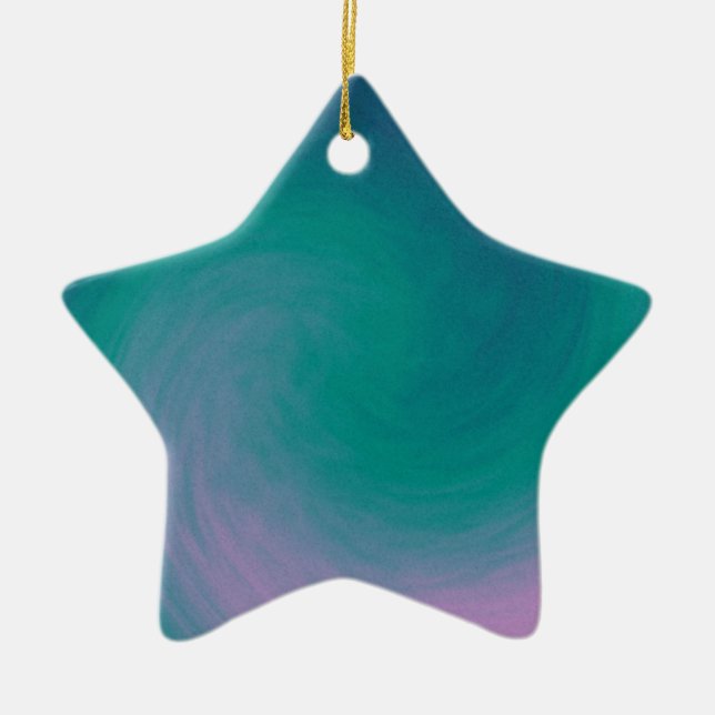 De Cerâmica Roxo e ornamento da estrela do redemoinho da (Frente)