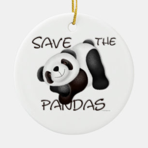De Cerâmica Salvar o ornamento das pandas