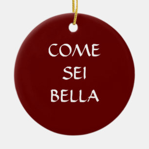 DE CERÂMICA SEI BELLA ORNAMENTO ITALIANO