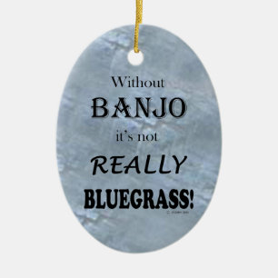 De Cerâmica Sem Ornamento Cerâmico Banjo - Bluegrass