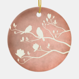 De Cerâmica Silver Candelabra (cobre) - Ornamento cerâmico