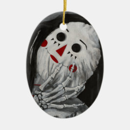 De Cerâmica Somos todos bonecos aqui, eu sou um ornamento cerâ