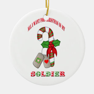 De Cerâmica Tudo que eu quero para o Natal é meu ornamento do