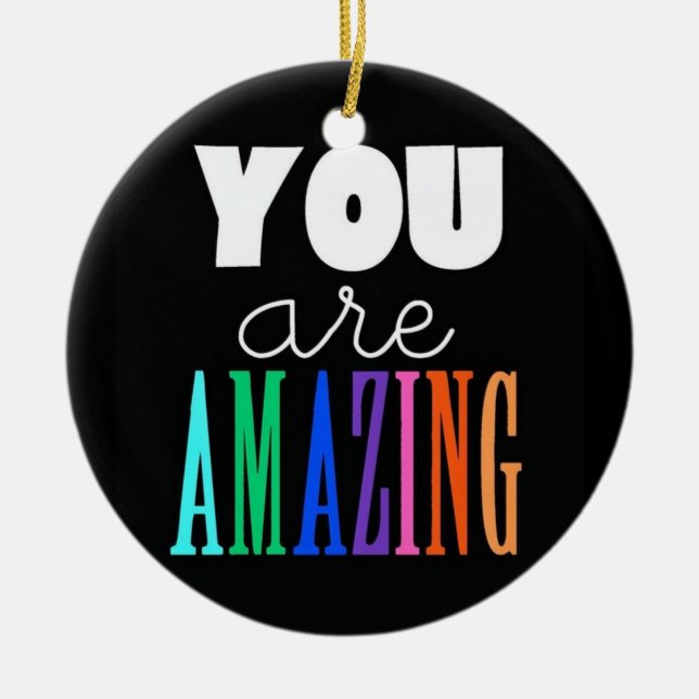 DE CERÂMICA **UM VERDADEIRO AMIGO** ORNAMENTO (Frente)