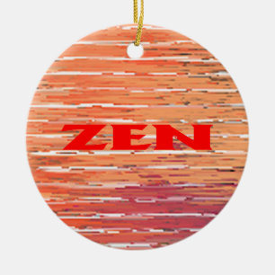 De Cerâmica Vermelhos-Zen, ornamento cerâmico