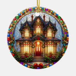 De Cerâmica Vidro Estido Vidro Vitoriano Ornamento da Casa Vit