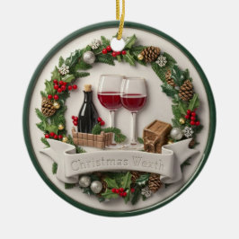 De Cerâmica Vinho Festivo e Ornamento Alto-Alivio