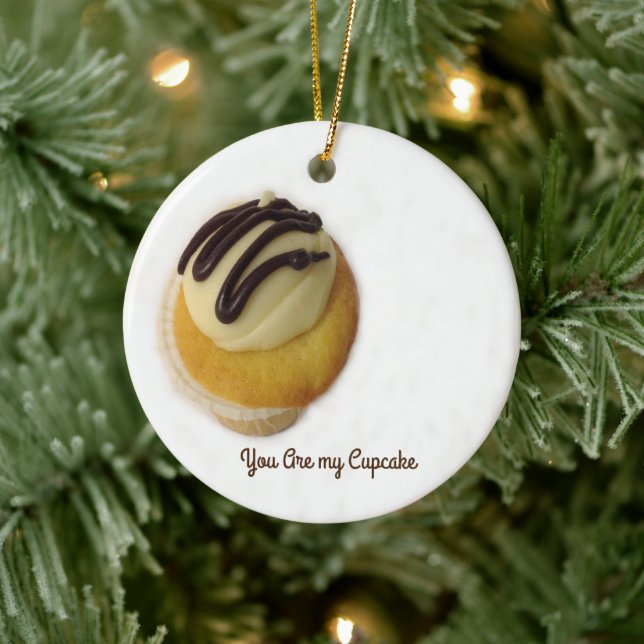 De Cerâmica Você É Meu Ornamento Cerâmico Cupcake (Árvore)