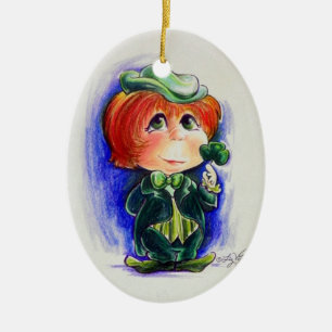 De Cerâmica Você Faz Meus Olhos Irlandeses Sorrirem! Ornamento