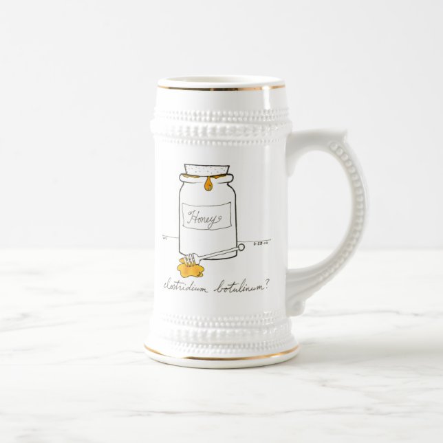 De Cerveja Caneca Botulinum do clostridium (Direita)