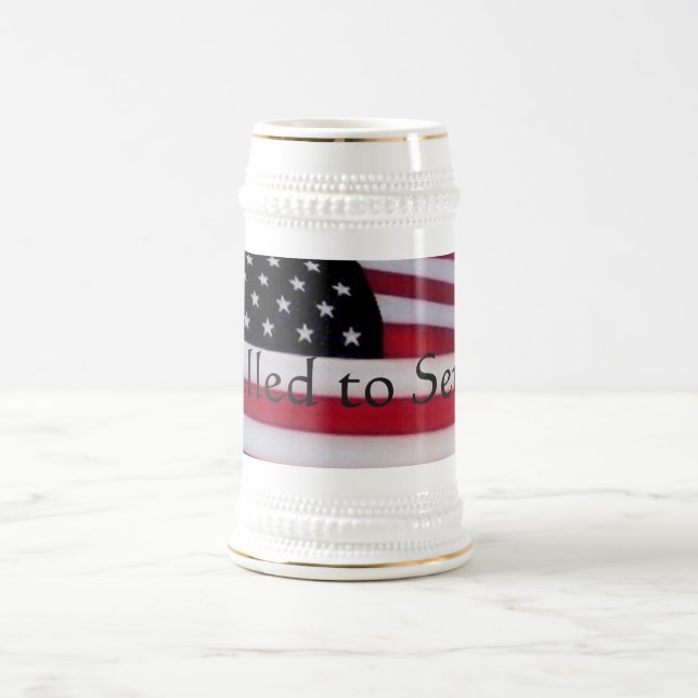 De Cerveja caneca chamado para servir (Centro)