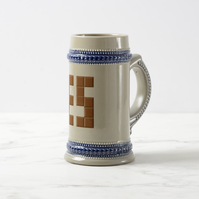De Cerveja CANECA cinzento/azul ESPANHA (Frente Esquerda)