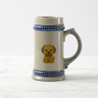 De Cerveja caneca com cachorro e gato