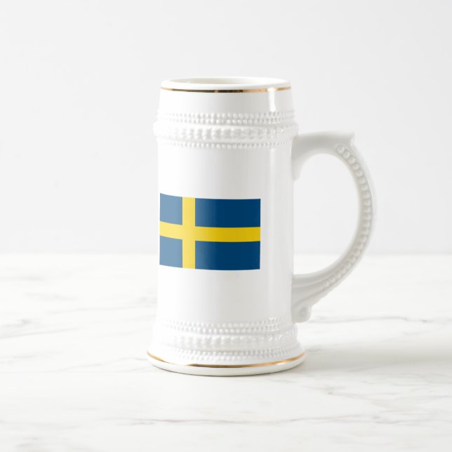 De Cerveja Caneca da bandeira da suecia (Direita)