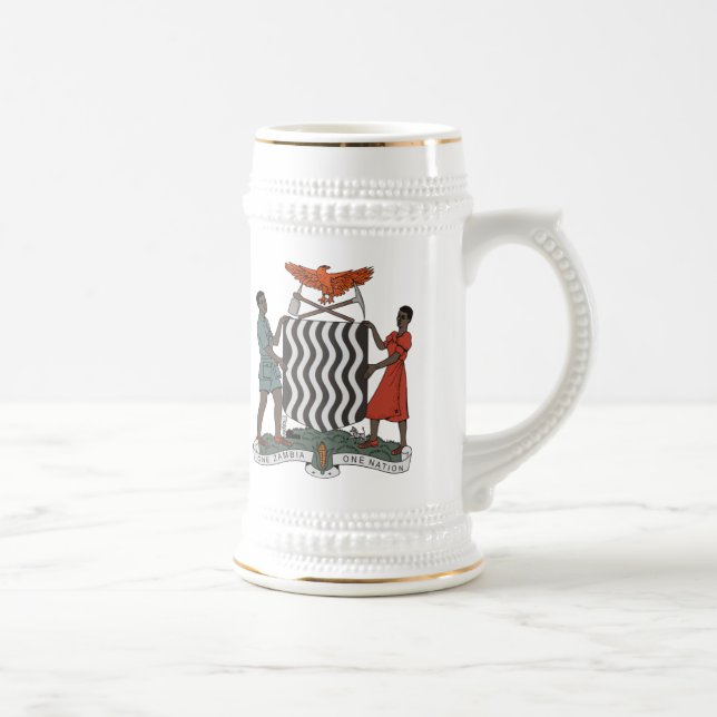 De Cerveja Caneca da brasão da Zâmbia (Direita)