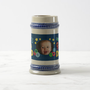 De Cerveja Caneca da foto do pai do dia dos pais feito sob