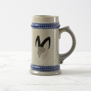 De Cerveja Caneca do crânio da cabra do demónio