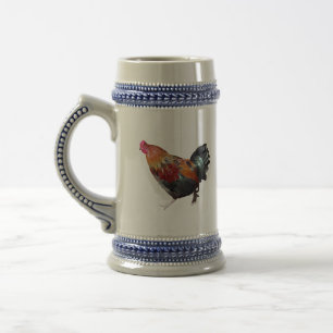 De Cerveja Caneca Galo Cockerel Dourado