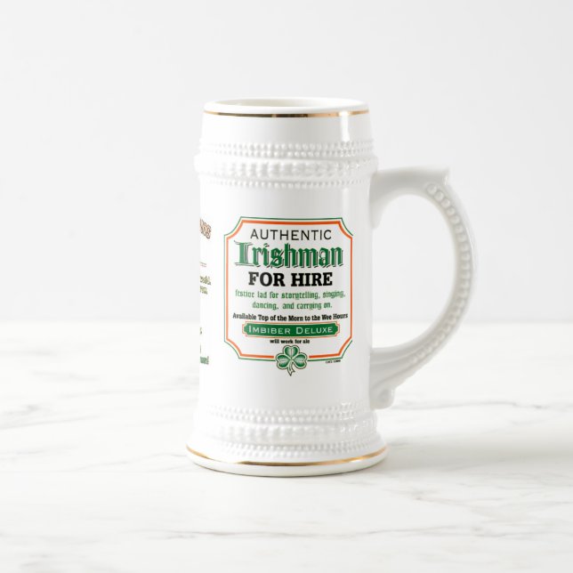 De Cerveja Caneca irlandesa do bebendo (Direita)