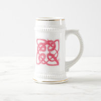 CANECA ROSE CELTIC KNOT Branco e Dourado