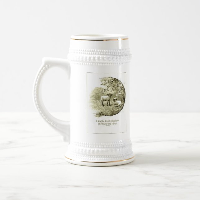 De Cerveja Cordeiros & caneca da escritura (Esquerda)