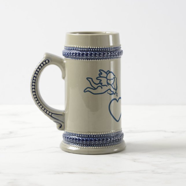 De Cerveja Cupido Gira caneca personalizada - escolha estilo, (Esquerda)