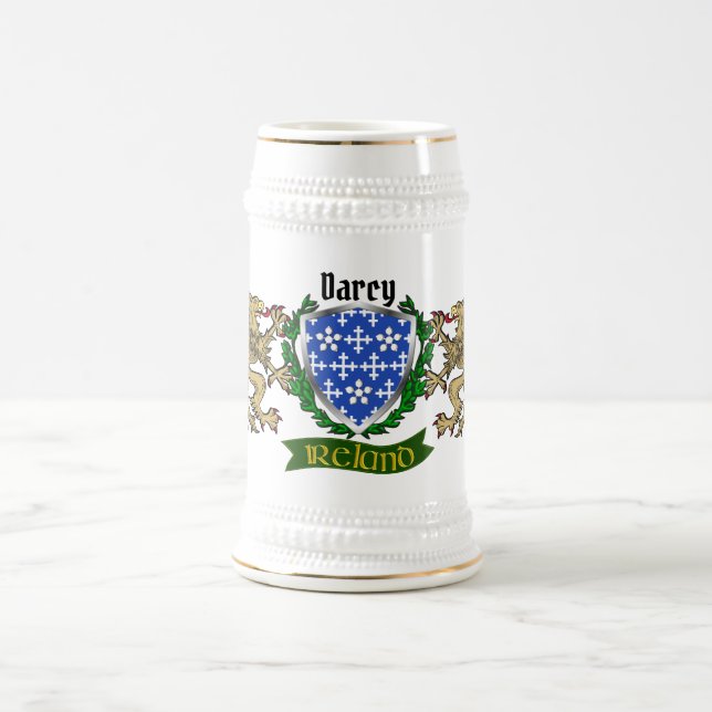 De Cerveja Darcy/Dorcy Irish Shield Personalize Beer Caneca d (Centro)