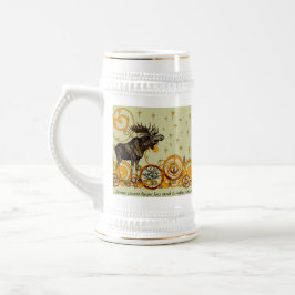 De Cerveja Moose Swirl Stars Moon Peace Joy Ho Ho Ho Caneca d