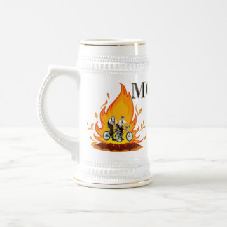 De Cerveja Mormons na caneca do fogo