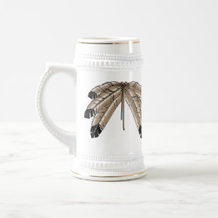 De Cerveja Primeiras Nações: Beer Mug Wildlife Art Caneca d