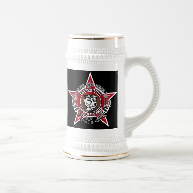 De Cerveja sob minha caneca da pele (Direita)