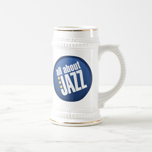 De Cerveja Toda sobre a caneca do jazz (Direita)