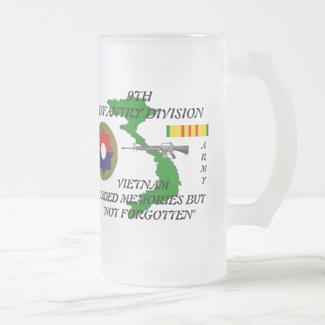 De Cerveja Vidro Jateado 9o Caneca do fosco dos Inf Vietnam (Direita)