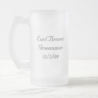 De Cerveja Vidro Jateado A caneca do conde
