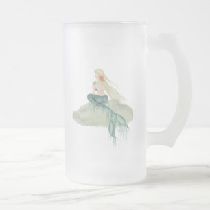 De Cerveja Vidro Jateado A SEREIA - caneca