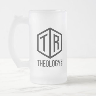 De Cerveja Vidro Jateado A teologia balança a caneca